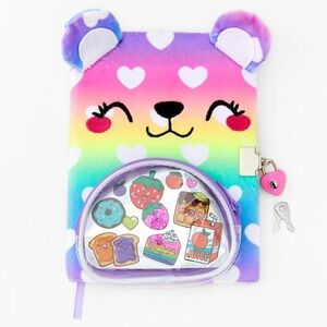 Claires Furry Lock Diary